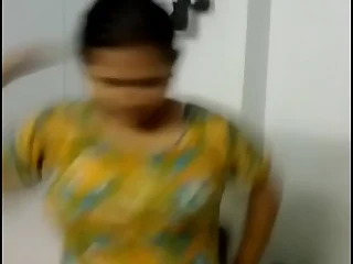 desi cute girl after shower