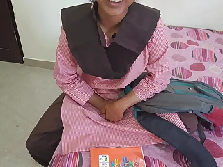 Hot indian desi partisan was painfull fucking in the air teacher in coching room on dogy style and speak to Hindi audio
