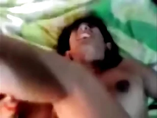 Desi babe giving blowjob fucked hard doggy and missionary style MMS